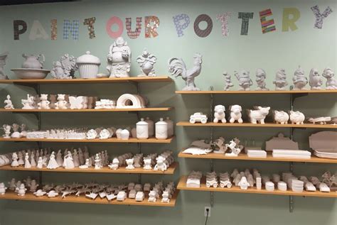 Paint ceramics near me - Paint Your Own Pottery, Canvas Painting, Clay Handbuilding, & More! An Do-It-Yourself Art Studio for Everyone, 12798 Olive Blvd, St. Louis, MO 63141 314-205-9000 PAINT YOUR OWN POTTERY – WALK-INS WELCOME
